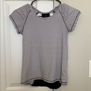 Girls Striped Dri-Fit Shirt